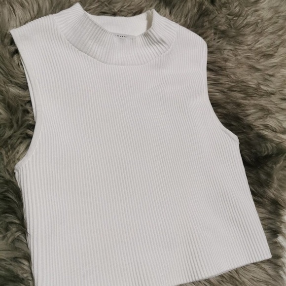 Aritzia Babaton Mock Neck Knit Top - Picture 4 of 5
